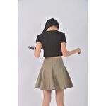 (S) 【依庭私服】質感綠色短裙二手衣, , large