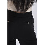 (S) 高腰寬鬆黑色長褲二手衣, , large