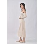 (S) dazy質感杏色長裙二手衣, , large