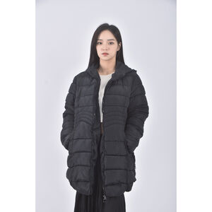 (2XL) xin xin質感連帽黑色外套二手衣