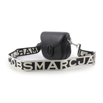 MARC JACOBS THE MESSENGER 小款翻蓋馬鞍斜背包/黑色, , large