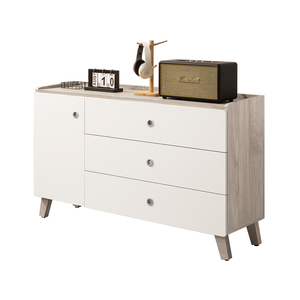 【唯熙傢俱】溫妮淺灰雙色4尺抽屜櫃