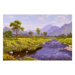 【御畫房】盛夏美景 國家一級畫師手繪油畫60×90cm(VF-75), , large