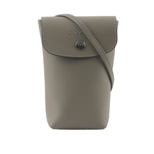 LONGCHAMP Le Pliage Xtra 小牛皮斜背手機包/斑鳩灰