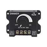 12V-24V單色燈條旋鈕式調光器30A, , large