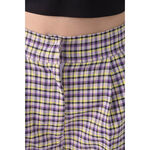 (F) amail高腰格紋紫色短褲二手衣, , large