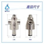 【麗水生活】金屬減壓閥 降壓閥 穩壓閥 進出水4分內牙(1/2") 可調整降壓幅度, , large