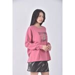 (XL) free style質感粉色長袖上衣二手衣, , large
