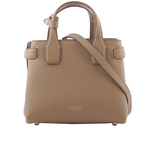 BURBERRY THE BABY BANNER HOUSE格紋皮革包/駝色, , large