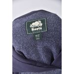 (M) roots毛巾布拼接連帽藍色長袖上衣二手衣, , large