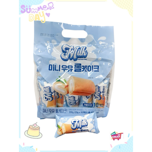 milk mini roll cake