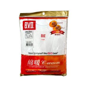 BVD厚綿U領長袖衫-XL