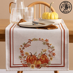 【SOLO Vintage】LCW Home 45x120cm Pumpkin Table Runner Made in Turkey, , large