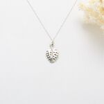 【Angel & Me】龜背芋 葉 Monstera s925 純銀 項鍊 生日 情人節 聖誕節 禮物, , large