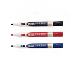 【Pentel 飛龍】細字白板筆 圓頭 1.5mm /支 MW851 - 紅色, , large