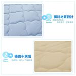 【格藍傢飾】SUPER COOL沙發座墊-冰樂水藍 坐墊 涼墊 涼夏 省電 降溫 記憶座墊 記憶棉 涼感, , large
