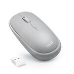E-BOOKS M61 Muji Ultra-Quiet Wireless Mouse - Low power consumption, plug and play, and precise DPI three-stage adjustment, 灰色, large