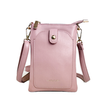 【lapagayo】高級訂製絲柔皮革手提包+手機包(粉色)-PI-06419A-1-09黑色, , large