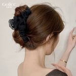 【Gulicc】古莉可 髮夾 法式慵懶浪漫網紗髮夾, , large