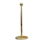 臺灣製造-金色圍欄柱 平圓座 SW-R2G(A) 迎賓欄柱 絨繩需另購 金柱 迎賓柱 美術館用 金色圍欄 紅龍柱 排隊, , large