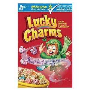 LUCKY CHRMS cereal