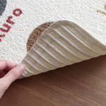 【日本Oka】日本製再生印花廚房地墊45×120cm(貓咪手札款/可機洗/厚4mm), , large