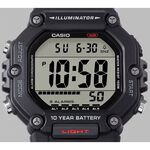 CASIO 卡西歐 大屏幕顯示 10年電力手錶-黑 AE-1600H-1AV, , large