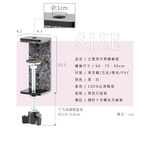 【Y HOUSE】桌上立面收納架(2入/組)-黑色夾具+烤漆黑60cm鐵管, , large