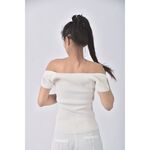 (S) 【安于晴Charlene私服】mipinge質感白色短袖上衣二手衣, , large