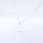 【Angel & Me】Cat Paw s925 sterling silver necklace Birthday gift, , large