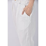 (XL) 高腰寬鬆白色長褲二手衣, , large