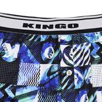 KINGO-超大尺碼-男 排汗 平口彈性內褲-藍綠-445903, , large