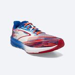 Brooks Launch 10 Run USA 女 競速跑鞋 美國限定款 發射系列 白藍紅 [1203981B154], , large
