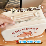 【啾愛你】可愛水豚君手提旅行箱-咖啡色, , large