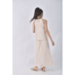 (S) 【安于晴Charlene私服】air space lady質感兩件式杏色套裝二手衣, , large