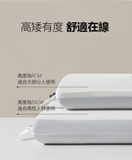 HABABY環安家居日規慢回彈零壓記譩雲朵枕-8CM, , large