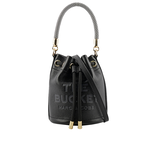 MARC JACOBS The Bucket Bag Logo 壓印二用迷你水桶包/黑色, , large