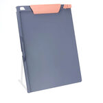 力大牌ABEL 享讀可收合站立式板夾(66242)紫粉, , large