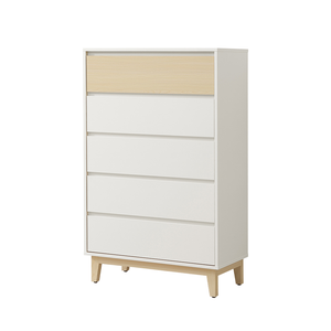 【唯熙傢俱】羅伊原木雙色五斗櫃 抽屜櫃