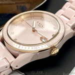 [星晴錶業]COACH手錶,36mm,CH00022粉色錶面粉色錶殼粉紅陶瓷錶帶款, , large