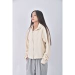 (XL) breathe質感棉質純棉黃色外套二手衣, , large