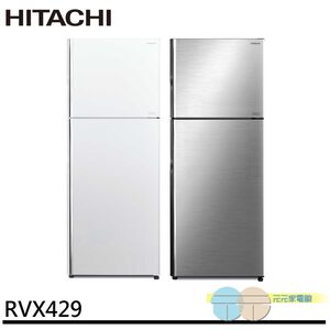 HITACHI 417L Dual Fan Double-Door Refrigerator RVX429