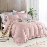 【Betrise】Lazy Gray | 60-Count Tencel Embroidery Duvet Cover Set – Single, , large