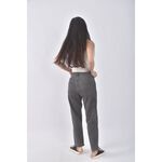 (M) 丹寧牛仔質感棉質灰色長褲二手衣, , large