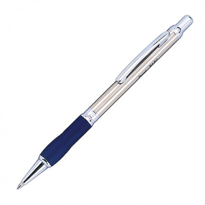 【 Pentel 飛龍 】 不鏽鋼軟膠原子筆 0.8mm / 12支/盒 B460  -  多款可選