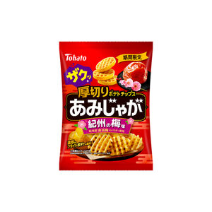 東鳩厚切紀州梅味網狀洋芋片