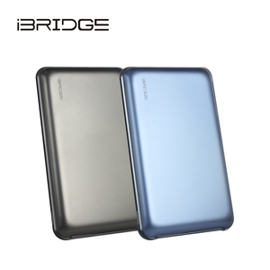 iBRIDGE 10000mAh 超輕薄帶線行動電源-星空藍