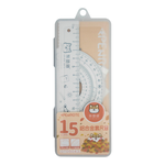 【PENROTE 筆樂】柴語錄15cm鋁合金4入套尺 橘, , large