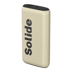 [亞瑟3C] solide 索力得 Uranus 天王星 200-00mAh 20W 戶外大容量行動電源-沙色