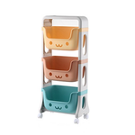 Children's toy storage rack, three layers, , large